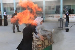 الفتوة تختتم دورة "الإسعافات الأولية" و أخرى في كيفية التعامل مع الحرائق بخانيونس