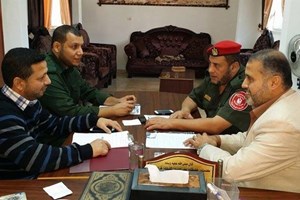 وفد من مكتب المراقب العام يتفقد الشرطة العسكرية