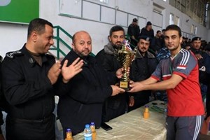 فريق محافظة غزة يفوز ببطولة شهداء الشرطة لكرة الطائرة