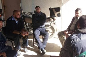 جولة ميدانية لتوجيه خانيونس على الأجهزة الأمنية