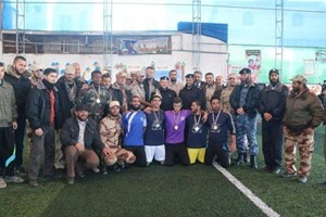 تتويج فريق أمن الحدود بلقب بطولة الأجهزة الأمنية برفح