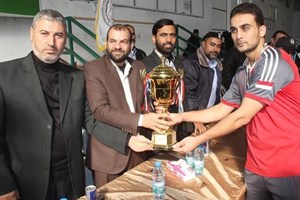 اختتام بطولة "انتفاضة القدس" لكرة الطائرة