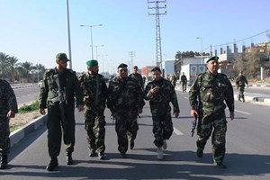 مسير عسكري لقوات الأمن الوطني في كافة المحافظات