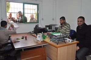 الداخلية تفتتح مكتب تسجيل المواليد بمستشفى ناصر بخانيونس