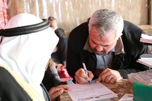 الداخلية ترعى صلحاً عشائرياً بين عموم عائلة جرغون بخانيونس