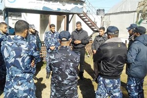 توجيه الوسطى يلقي سلسلة دروس للأجهزة الأمنية 