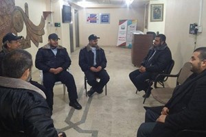 توجيه غزة ينظم جولة ميدانية على الأجهزة الأمنية 