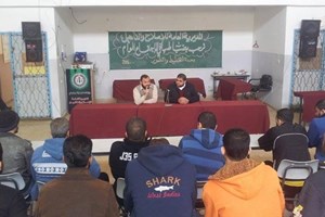 توجيه غزة يعقد لقاءً تربوياً لنزلاء سجن الكتيبة