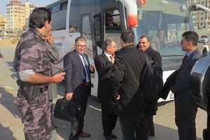 "الأمن والحماية" يؤمّن زيارة الوفد التركي لقطاع غزة