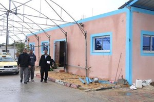 رقابة الإمداد والتجهيز تتفقد المشاريع بمعبر بيت حانون