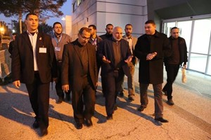 قيادة وزارة الداخلية تتفقد العمل بمعبر رفح