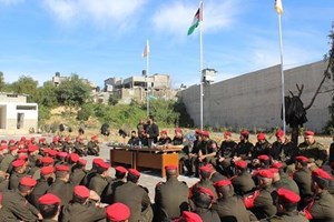 طابور أركان للشرطة العسكرية شمال القطاع