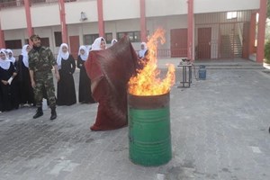 الفتوة تنظم دورة "التعامل مع الحرائق والأجسام المشبوهة"