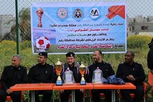 مركز شرطة المدينة برفح يُتوج ببطولة "انتفاضة القدس"