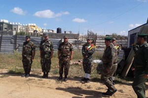 قيادة قوات الأمن العام تتفقد مواقع الكتيبة الخامسة