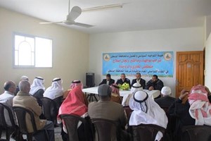 توجيه الوسطى ينظم لقاءً بين قيادة الشرطة ومخاتير ولجان الاصلاح بالمحافظة