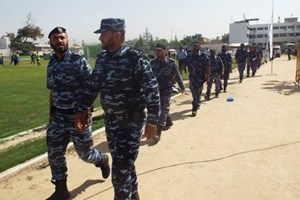 قوات التدخل تؤمن المباراة النهائية لكأس غزة