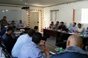 التدريب يفتتح دورة (التخطيط الاستراتيجي) ويختتم دورة (إقامة الحواجز) 