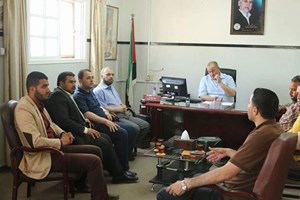 علاقات الداخلية تبحث التعاون مع مديرية داخلية رفح وشرطتها