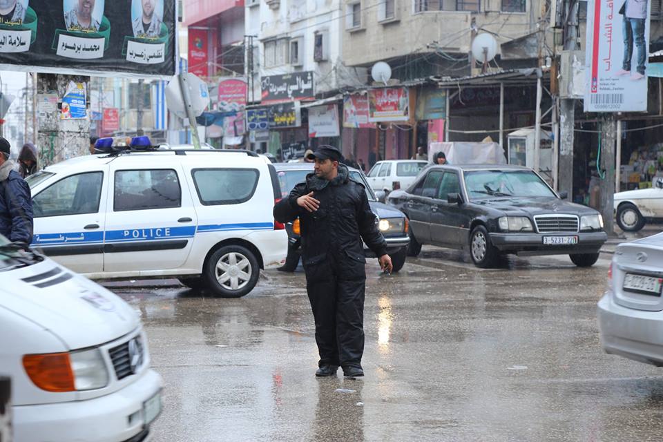 عمل أجهزة الداخلية المختصة خلال المنخفض 