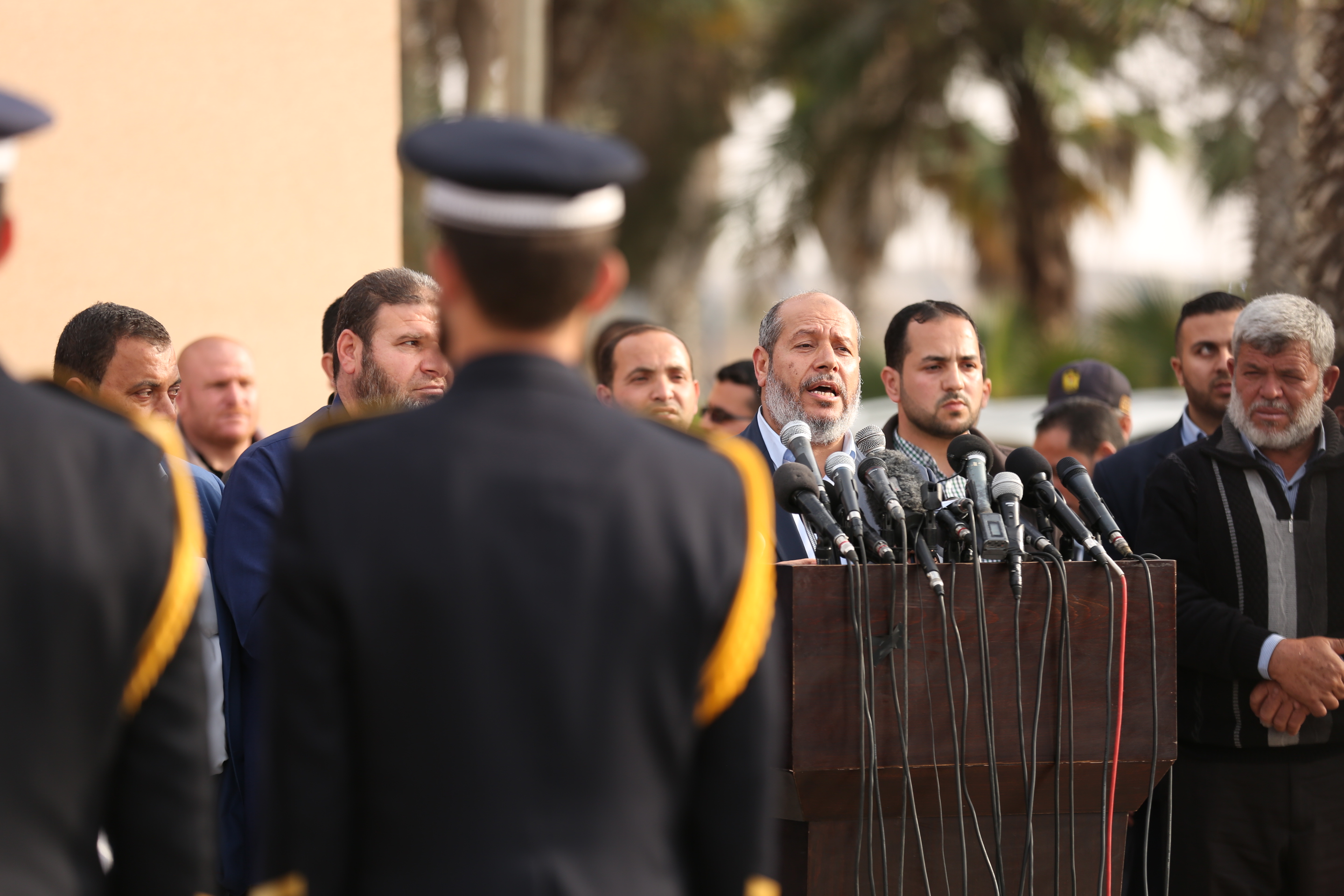 استقبال جثمان الشهيد العالم د. فادي البطش بمعبر رفح البري