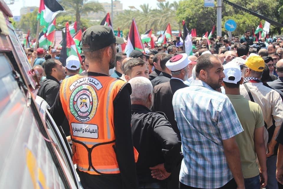 "الداخلية" تُؤمن الفعالية الوطنية الرافضة لـ "مخطط الضم" 