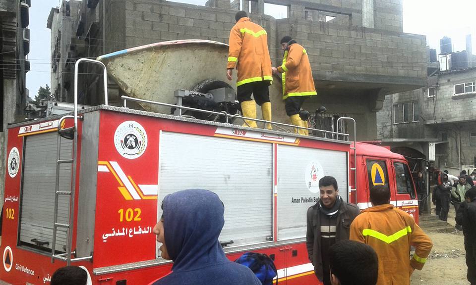 عمل أجهزة الداخلية المختصة خلال المنخفض 