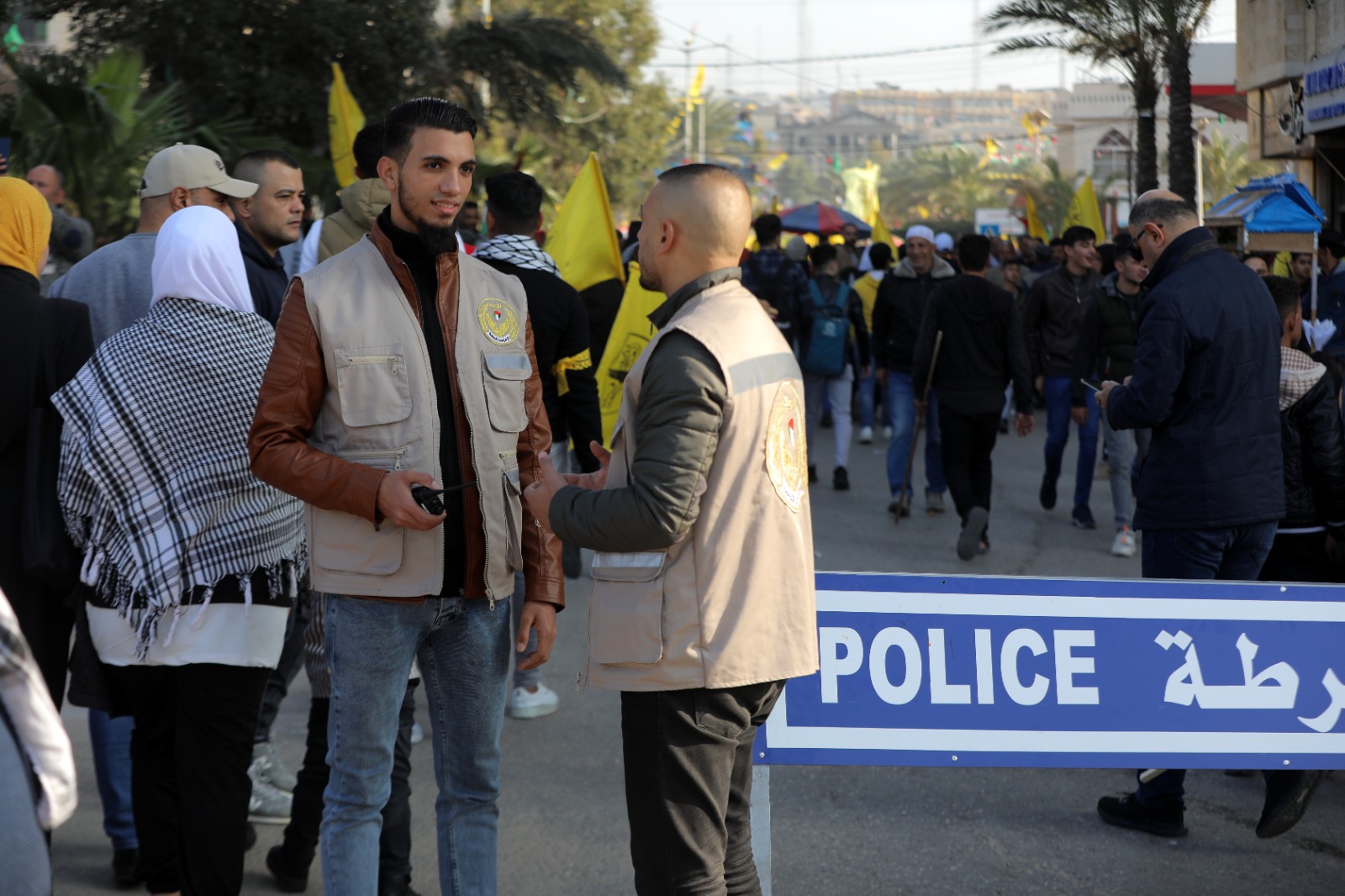 "أجهزة الداخلية" تؤمن مهرجان انطلاقة "فتح" بغزة