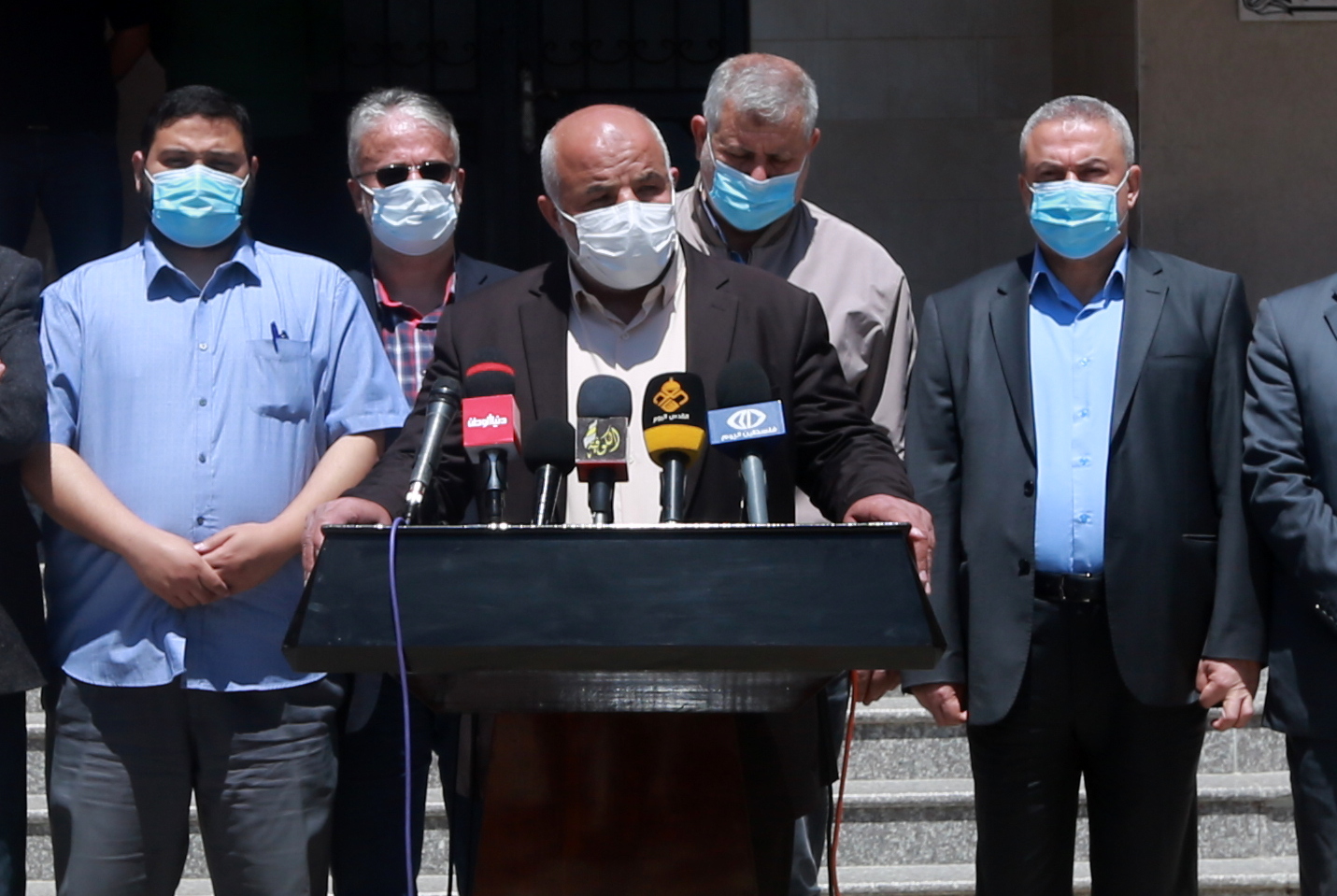 اللواء أبو نعيم يستقبل وفداً من "هيئة مسيرات العودة"