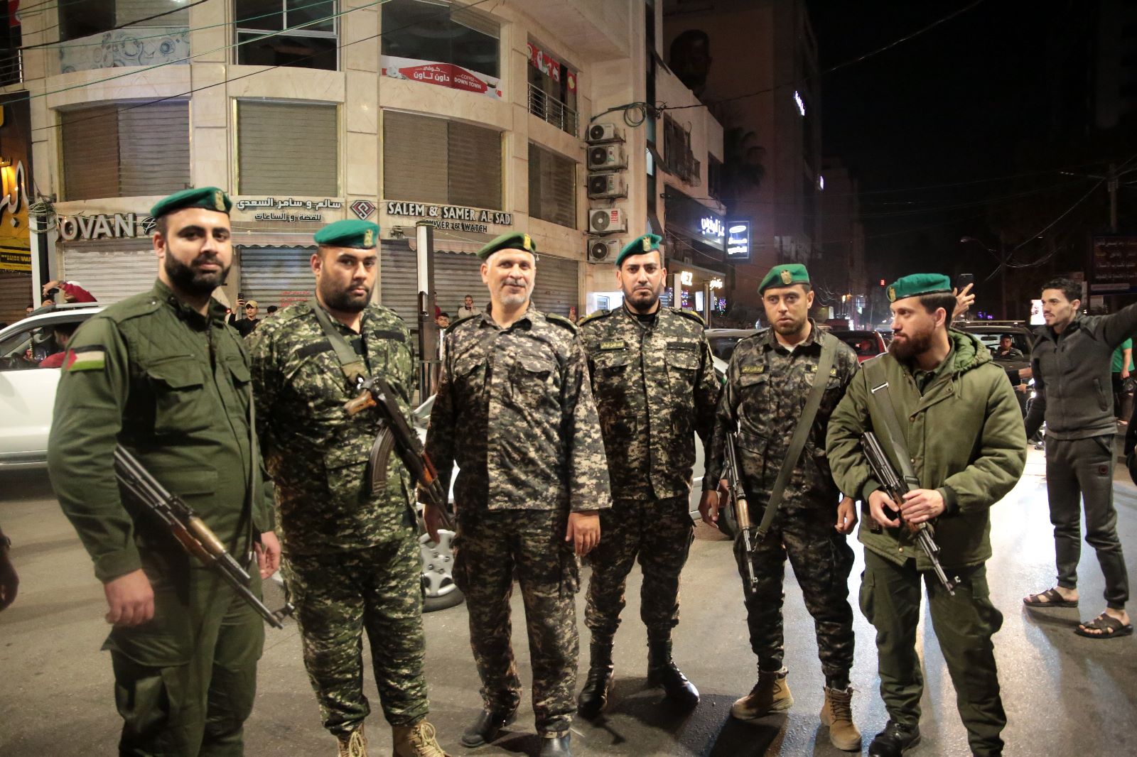 مؤتمر صحفي ومسير للطواقم الميدانية بأجهزة وزارة الداخلية مع بدء وقف العدوان الإسرائيلي على غزة