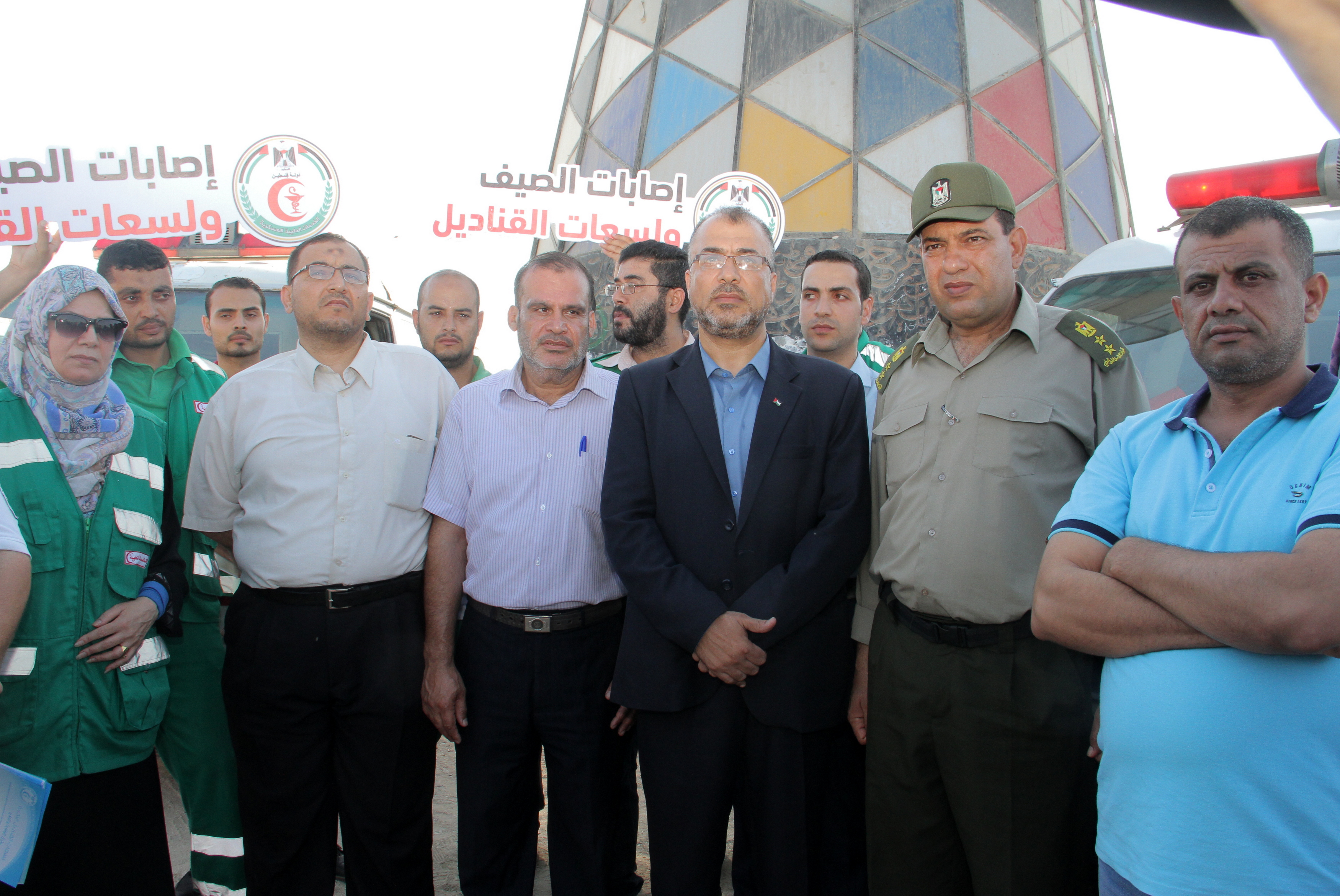 الحملة التوعية للمصطافين من ضربات الشمس ولسعات القناديل