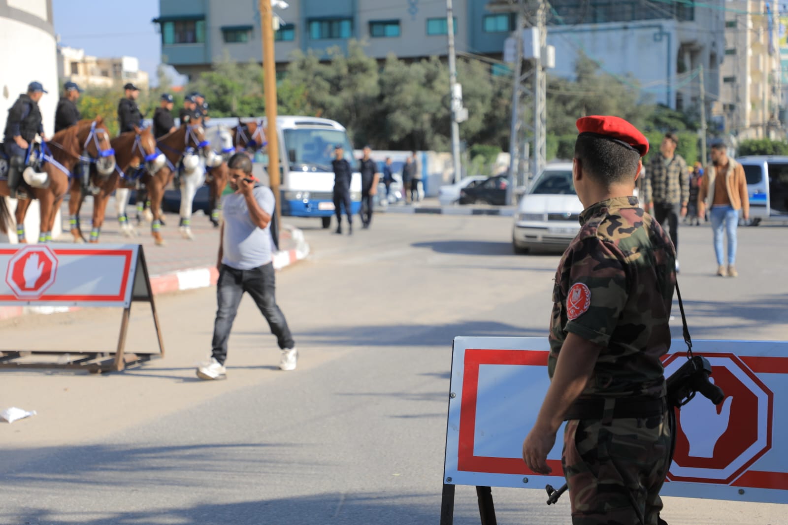 أجهزة "الداخلية" تؤمن مهرجان إحيـاء ذكرى رحيل الرئيس "عرفات