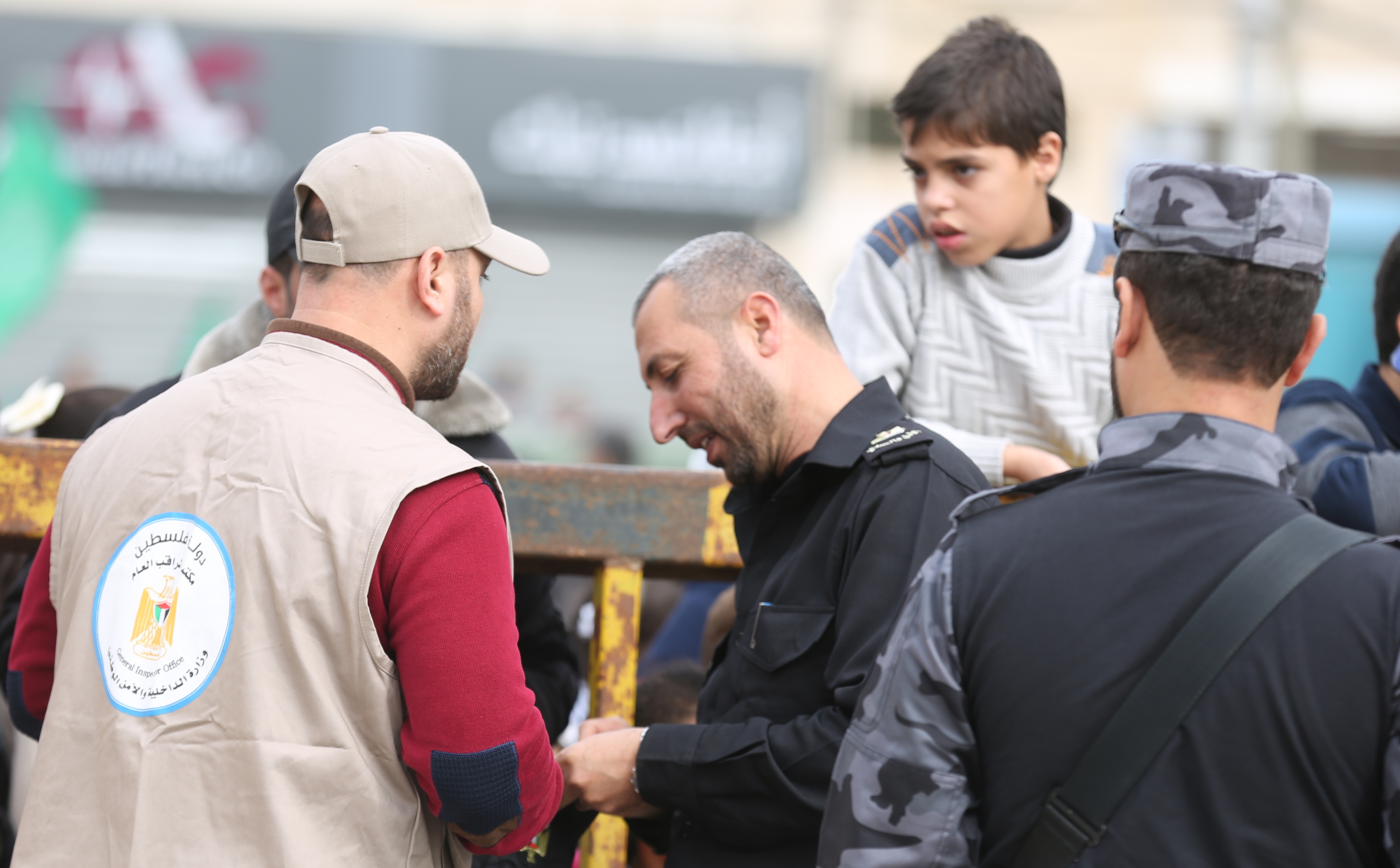 تأمين مهرجان انطلاقة حركة حماس في ساحة الكتيبة بغزة