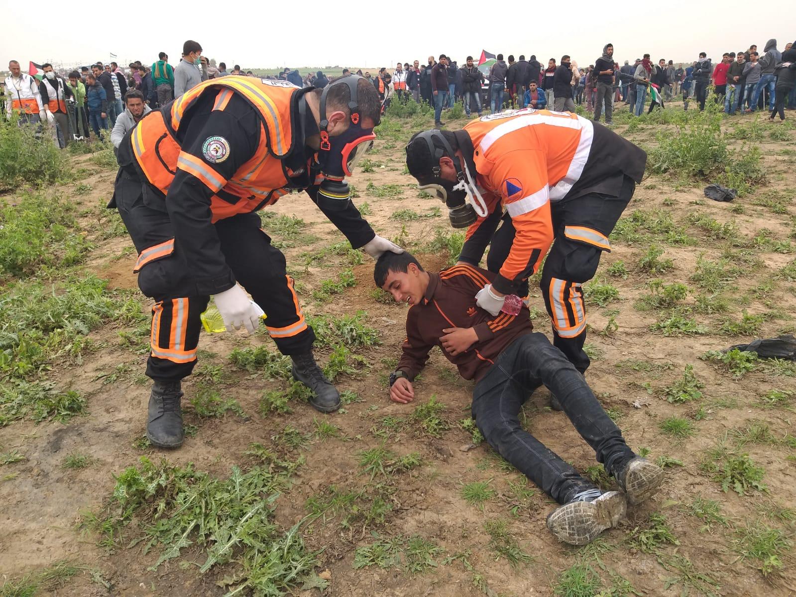 أجهزة الداخلية تُساند جماهير شعبنا المشاركة في مليونية الأرض والعودة