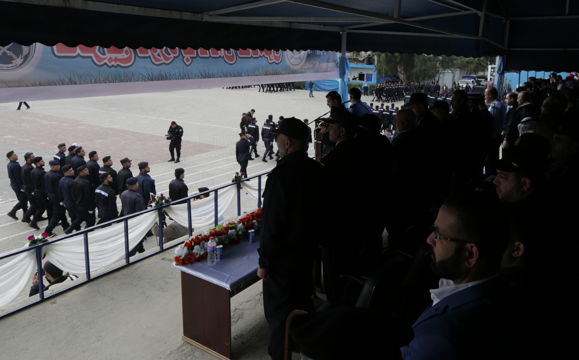 بالصور.. حفل تخريج دورة صف الضباط لـ22 لجهاز الشرطة "بالآذان قادمون"