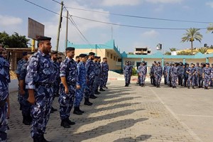 طابور أركان لقوات التدخل وحفظ النظام بالوسطى