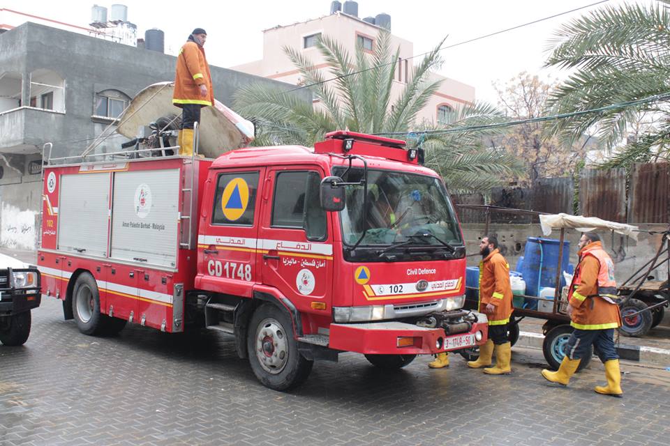 عمل أجهزة الداخلية المختصة خلال المنخفض 