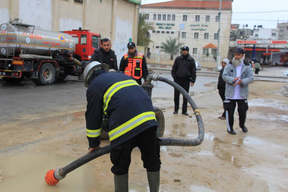 عمل أجهزة الداخلية المختصة خلال المنخفض 