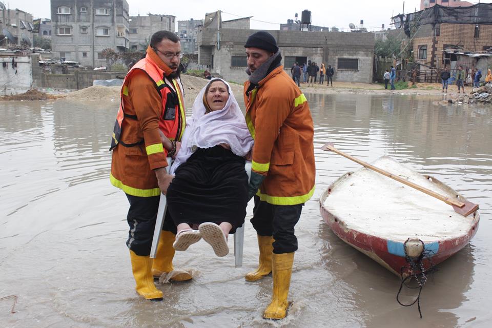 عمل أجهزة الداخلية المختصة خلال المنخفض 