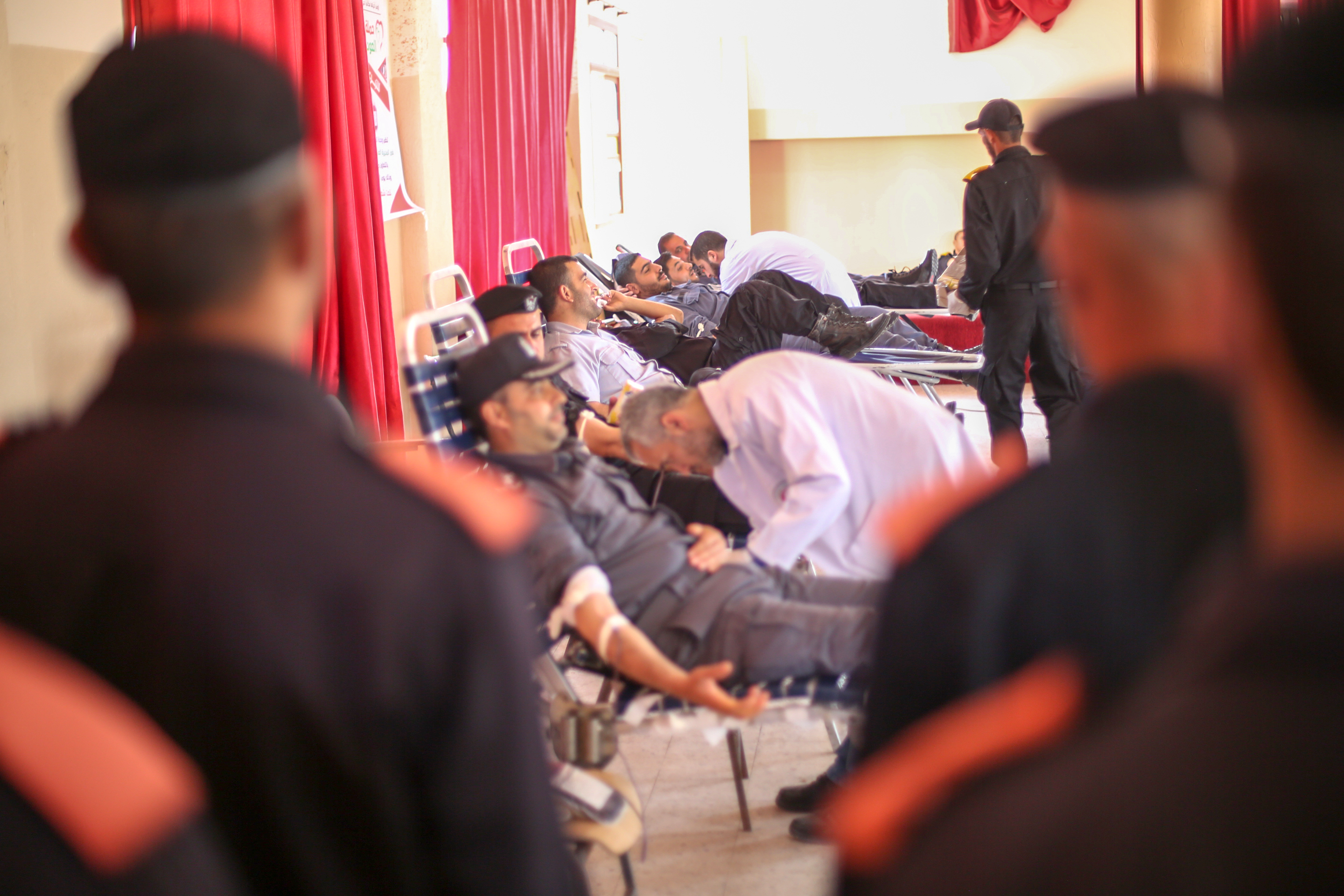 مديرية التدريب تنفذ "حملة التبرع" بالدم بالتعاون من بنك الدم المركزي