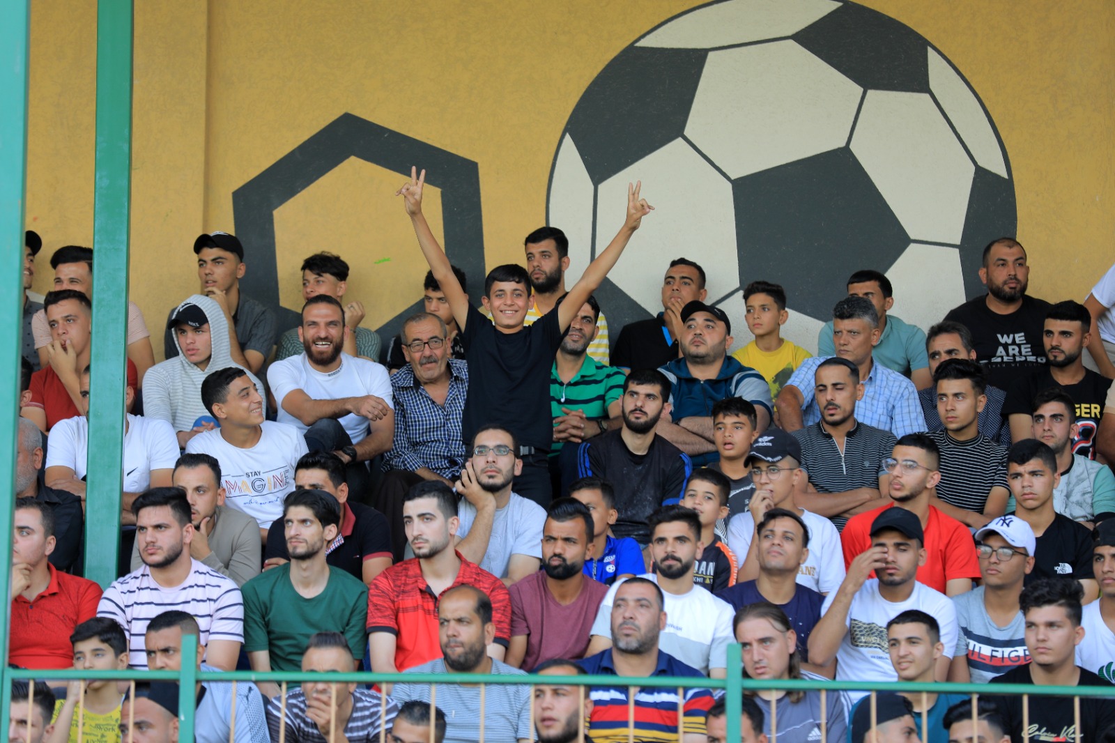 صور تأمين الشرطة لمباريات الدوري المحلي في غزة