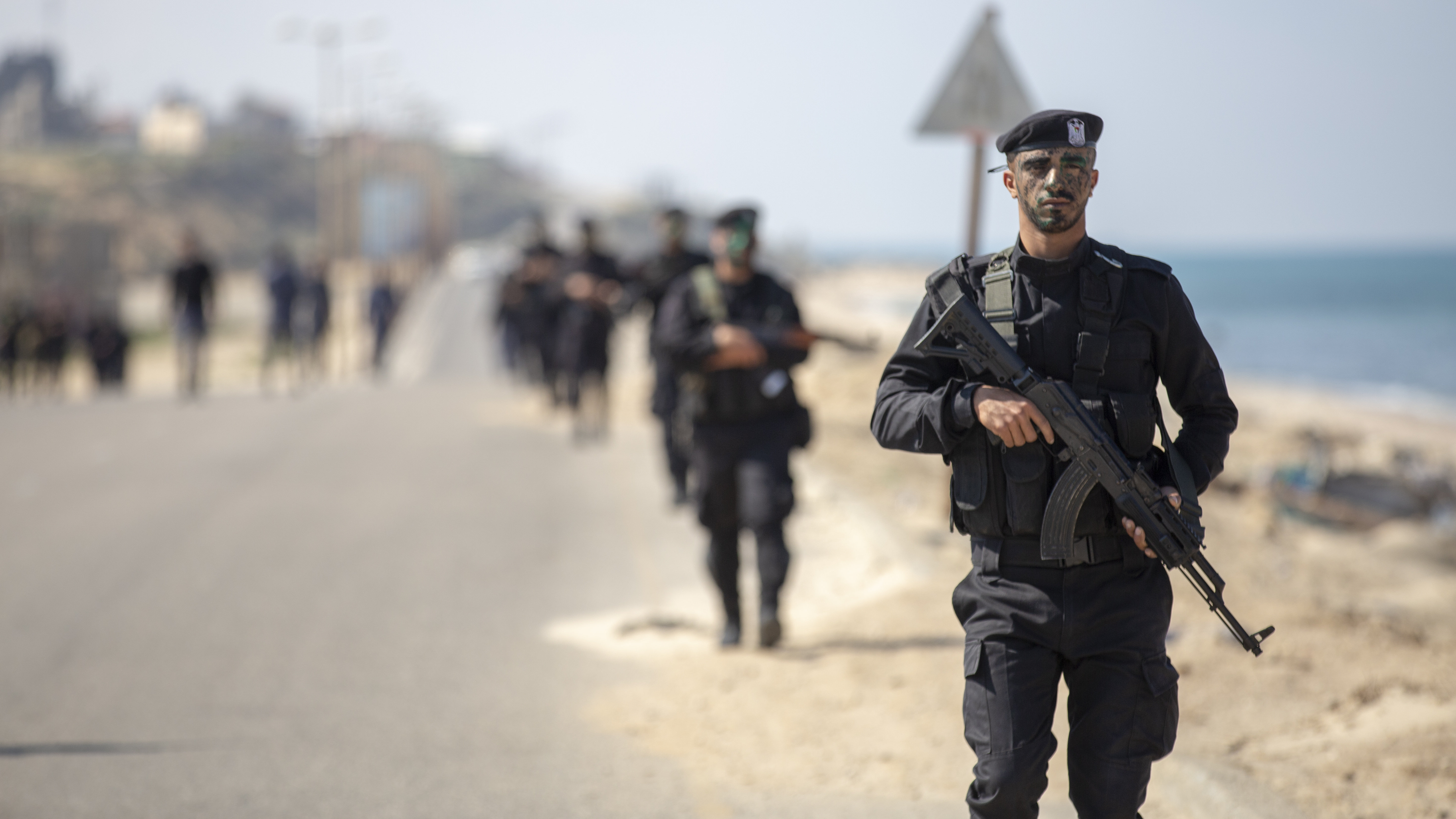 مسير عسكري لسرية الخاصة والمستجدين بمديرية التدريب