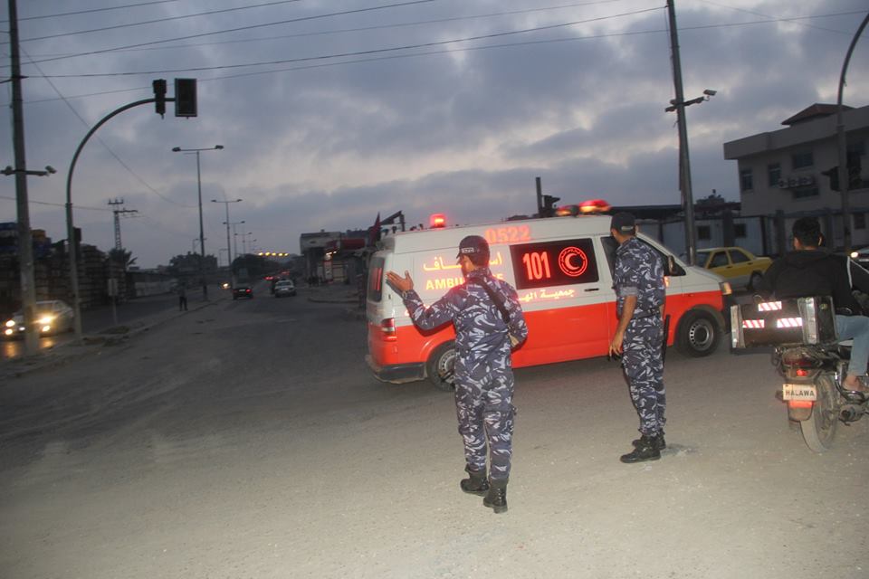 عمل الأجهزة الأمنية في الجمعة الثانية من فعاليات "مسيرات العودة"