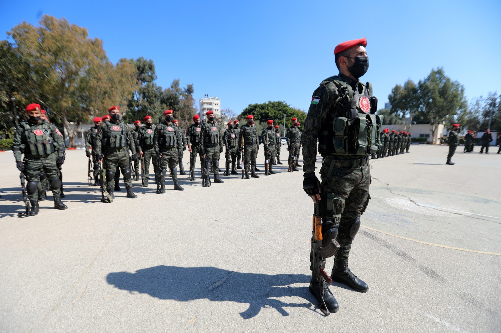 الشرطة العسكرية تنظم طابور أركان مركزي لمنتسبيها