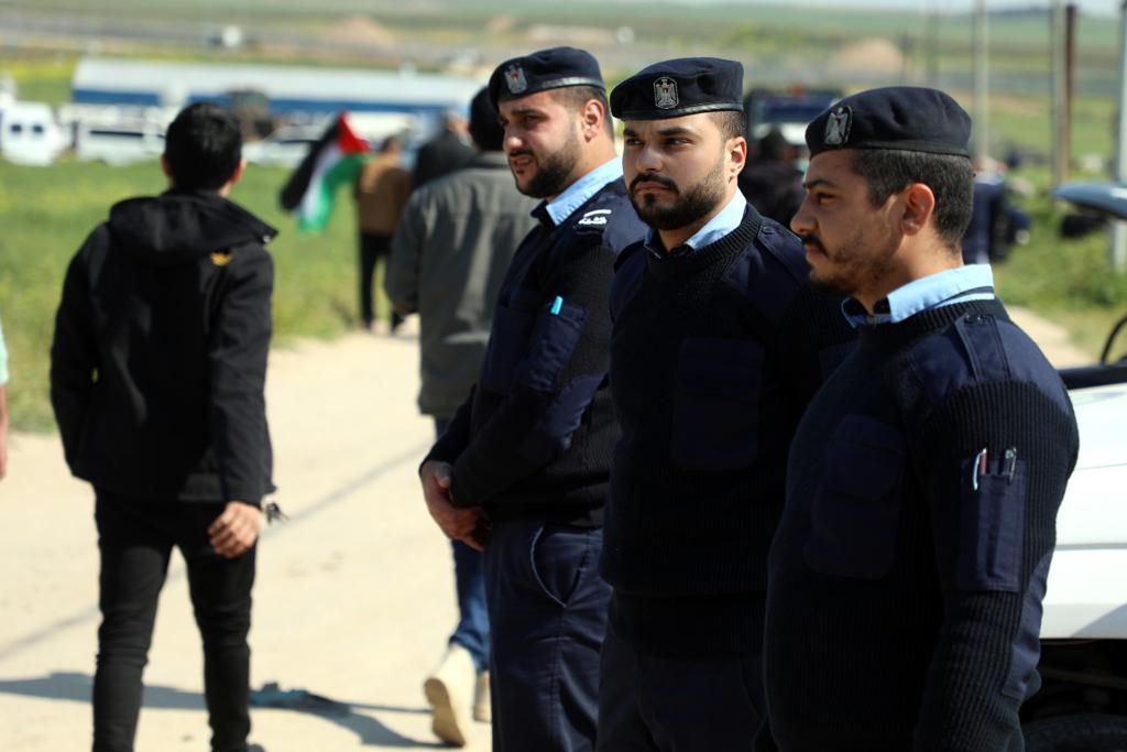 أجهزة "الداخلية" تؤمن فعالية "يوم الأرض" شرق غزة