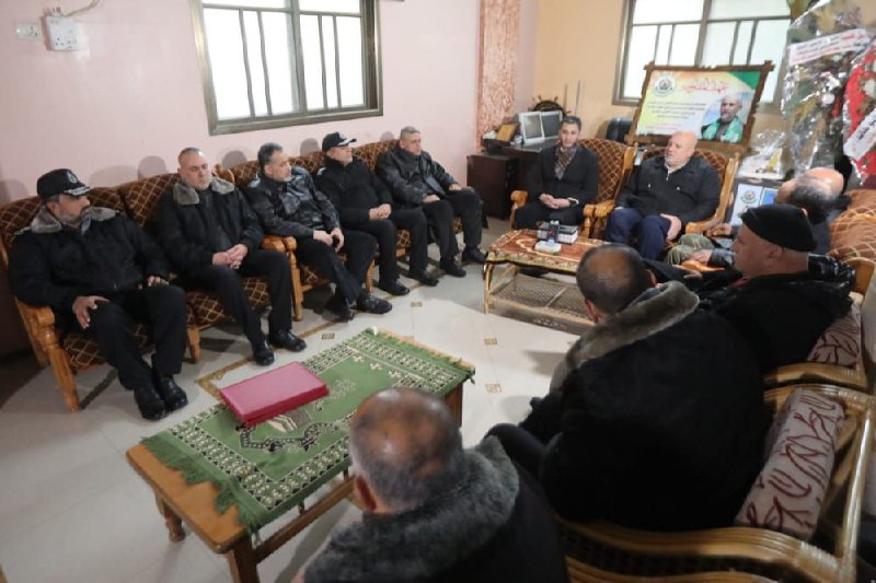 قيادة الداخلية تزور عائلة الوزير الشهيد سعيد صيـام