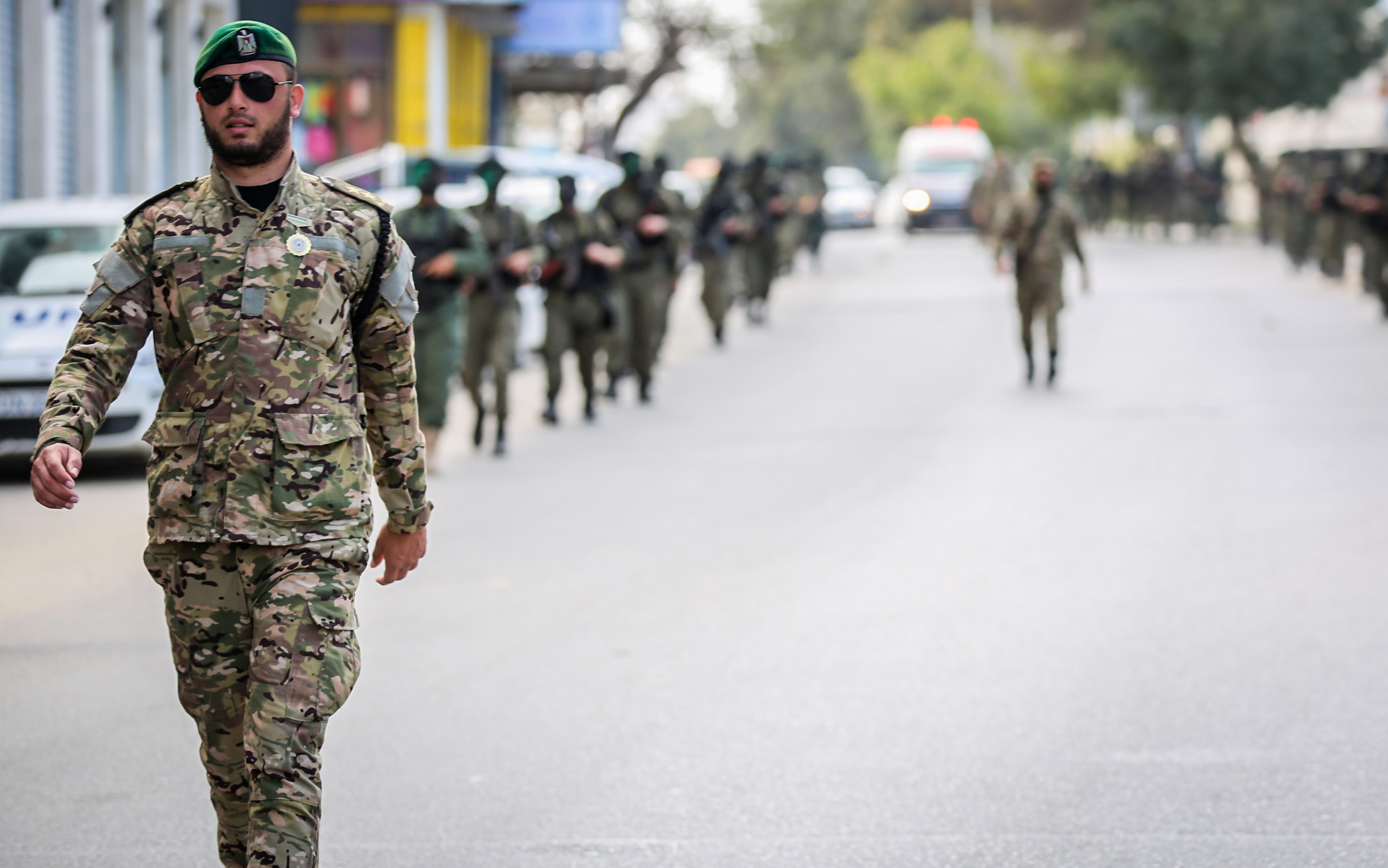 مسير عسكري لدورات قادة السرايا 5، وتأهيل الضباط 15، وصف ضباط 16 بقوات الأمن الوطني