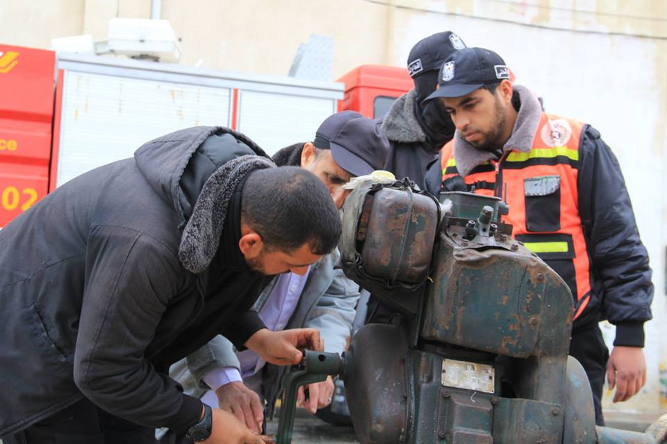 عمل أجهزة الداخلية المختصة خلال المنخفض 