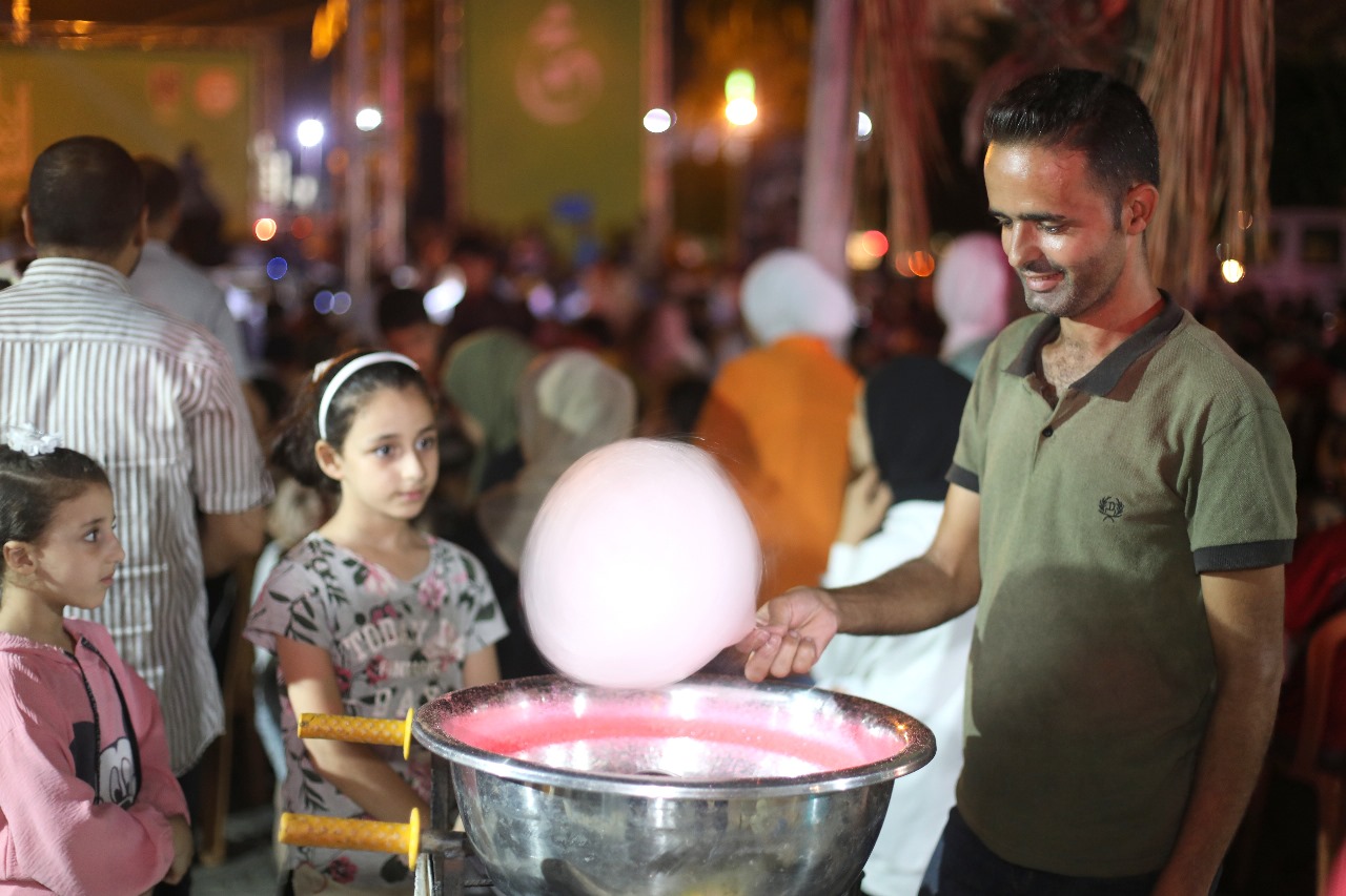 أجواء الاحتفال بذكرى المولد النبوي الشريف بمدينة غزة