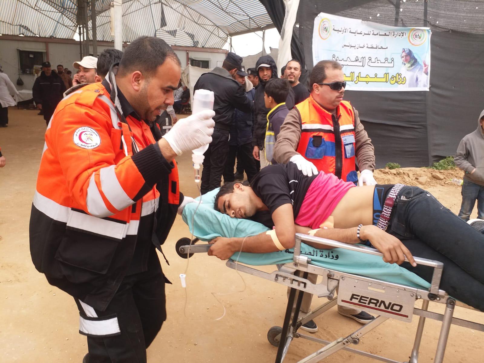 أجهزة الداخلية تُساند جماهير شعبنا المشاركة في مليونية الأرض والعودة